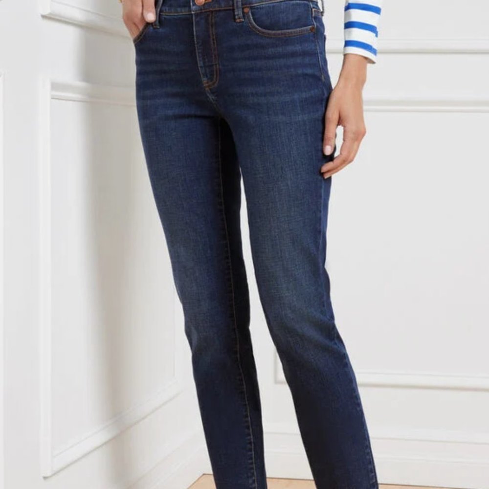 Dark wash Talbot Slim Ankle Jeans size 12 P